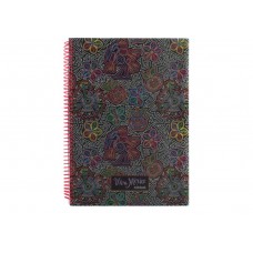Книга канц. на спіралі  А4  80арк # офс. OPTIMA Viva Mexico 20845-01 пластик. обкл. /O20845-01/