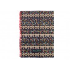 Книга канц. на спіралі  А4  80арк # офс. OPTIMA Viva Mexico 20845-24 пластик. обкл. /O20845-24/