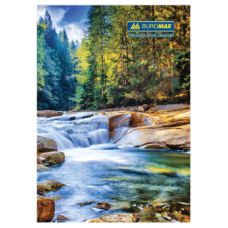 Книга канц. тв.пал. А4  96арк # газ. BUROMAX 2430 (8), /BM.2430/