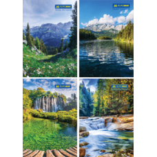 Книга канц. тв.пал. А4  96арк # газ. BUROMAX 2430 (8), /BM.2430/