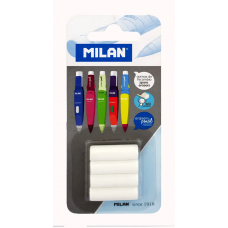 Гумка MILAN 10299 змінна до мех.олівця (4 шт) /ml.10299/