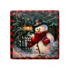 Магніт керам. 7,5х7,5см 858-М22 Новий Рік