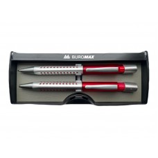 Набір ручок BUROMAX 8404 (Ш+К) в пласт. футлярі, /ВМ.8404/