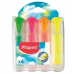 Набір маркерів текст. 4кол. MAPED Fluo Peps Ultra Soft 745947 /MP.745947/