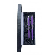 Набір ручок LANGRES 432000-28 Viola, перова+кульк. бузковий