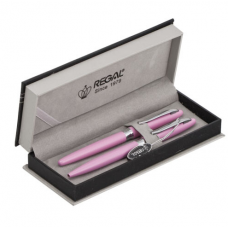 Набір ручок REGAL R283210.P.BF перова+кульк. в футл. рожевий /R283210.P.BF/