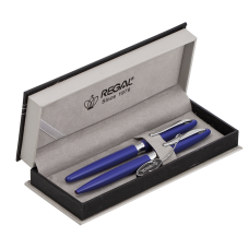 Набір ручок REGAL R283220.P.BF перова+кульк. в футл. фіолет. /R283220.P.BF/