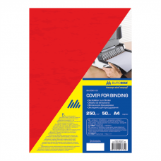 Обкладинка картон. BUROMAX (20шт.) А4 червон. глянець 0591-05, /BM.0591-05/
