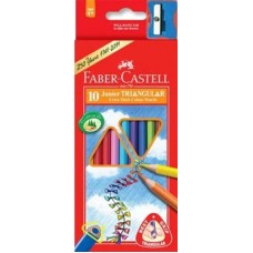 Олівці кольорові 10кол. Faber-Castell 116510/116538 " Jumbo " трикутні /116510/116538/