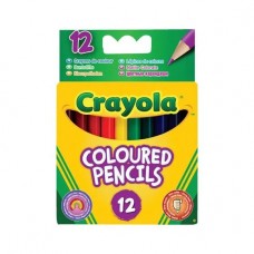 Олівці кольорові 12кол. CRAYOLA 4112, короткі