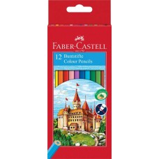 Олівці кольорові 12кол. Faber-Castell 120112 Замок і лицарі /120112/