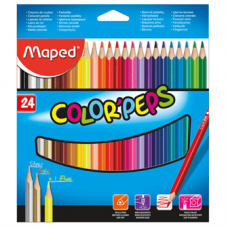 Олівці кольорові 24кол. MAPED MP183224 COLOR PEPS Classic /MP.183224/