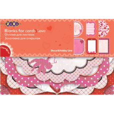 Основа для листівок ZiBi 18200-AF "Love" 10.2*15.3см, /ZB.18200-AF/