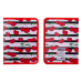 Папка для зошитів BUROMAX B5 3961-05 CHERRY червона, пласт. на блискавці (12), /BM.3961-05/