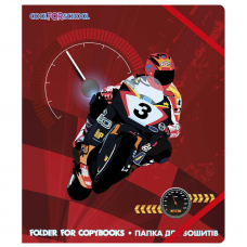 Папка для зошитів CFS В5 CF32002-01 Moto, пластик на гумках /CF32002-01/