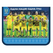 Папка для зошитів FFU В5 FF00323 пластикова на блискавці, синя /FF00323/