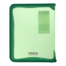 Папка на блискавці В5 BUROMAX 3940-99 3см, прозора глянцева, асорті (24), /BM.3940-99/