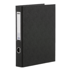 Папка на кільцях А4 4к. 40мм, BUROMAX 3106-01 чорна (24) /BM.3106-01/