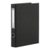 Папка на кільцях А4 4к. 40мм, BUROMAX 3106-01 чорна (24) /BM.3106-01/