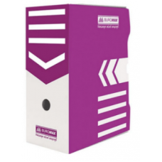 Бокс архівний картонний 15см BUROMAX 3262-07 фіолетова, /BM.3262-07/