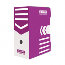 Бокс архівний картонний 15см BUROMAX 3262-07 фіолетовий /BM.3262-07/