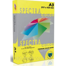 Папір кольоровий 75г/м, А3 неон жовт. 500арк. SPECTRA 363
