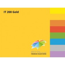 Папір кольоровий 80г/м, А4 інт.золотий 100арк. SPECTRA 200