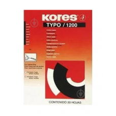 Папір копіювальний Kores 78966 10арк. чорний (10) /K78966/