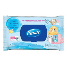 Папір туалетний вологий Smile "Фіксики" дитячий 44шт. (12)