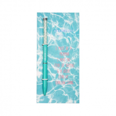 Ручка кулькова Olena Redko "Mermaid" з перлинами, чорна