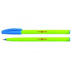 Ручка масляна OPTIMA 15672 Frost 0,7мм синя  (50) /O15672/