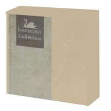 Серветки паперові стол. HARMONY 20шт. Colour Collection 026CT, 3-шара, молочні
