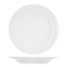 Тарілка глубо 240мм Ідилія (1/12шт) 4с0170 біла
