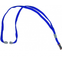 Шнурок для бейджа SOZ 4340 45см, білий (50) /4340/